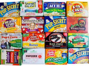 Variation of Popcorn Brands